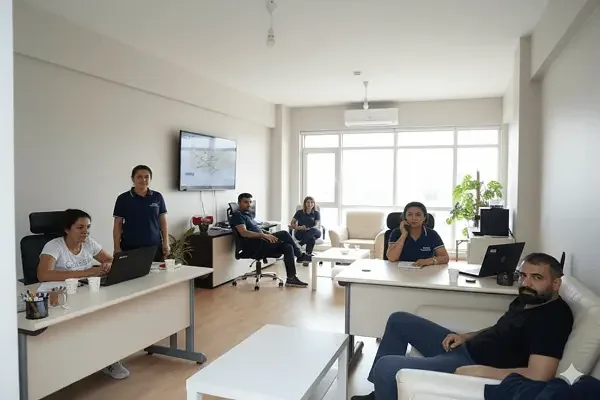 Kocaeli Güven Nakliyat ofisi ve mevcut ekip fotoğrafı